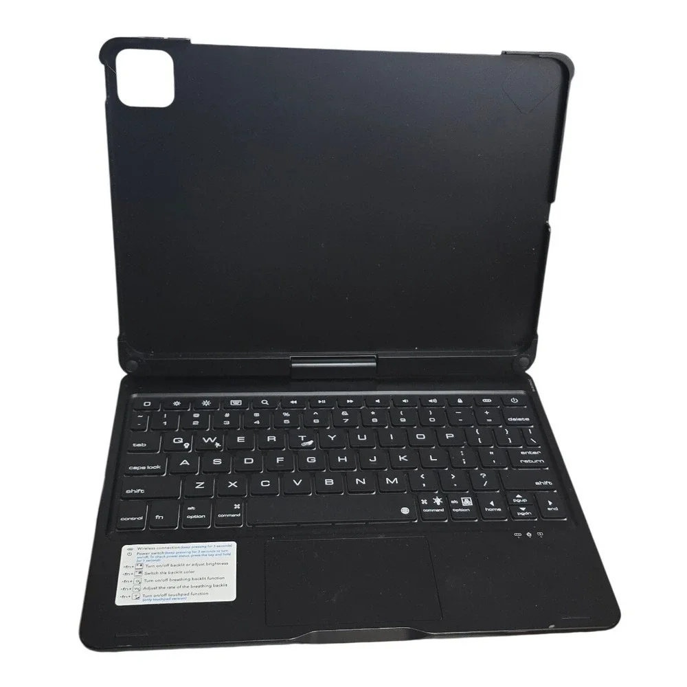 Typecase Flexbook Touch iPad Pro 11 Keyboard Case with Trackpad Backlit Black